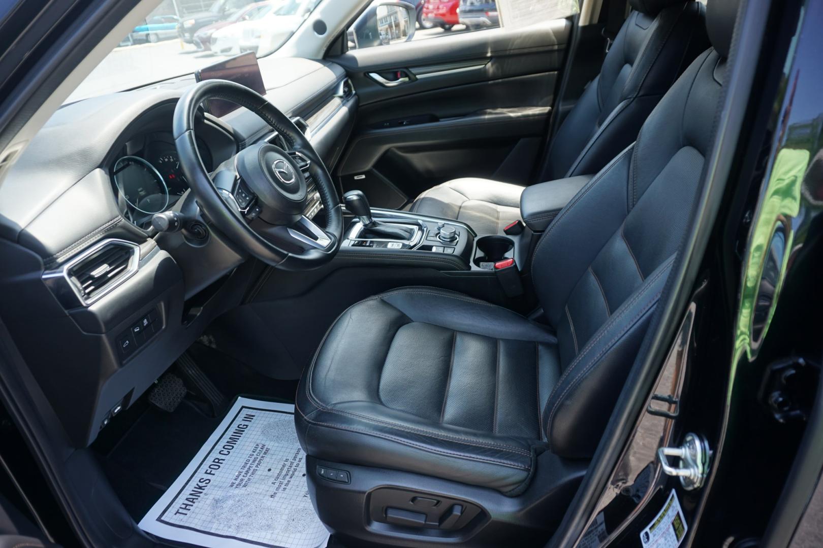 2021 BLACK /BLACK MAZDA CX-5 GRAND TOURING (JM3KFBDM1M1) with an 2.5L I4 engine, AUTOMATIC transmission, located at 312 Centre Ave, Schuylkill Haven, PA, 17972, (570) 593-5278, 40.638130, -76.177383- Photo#23