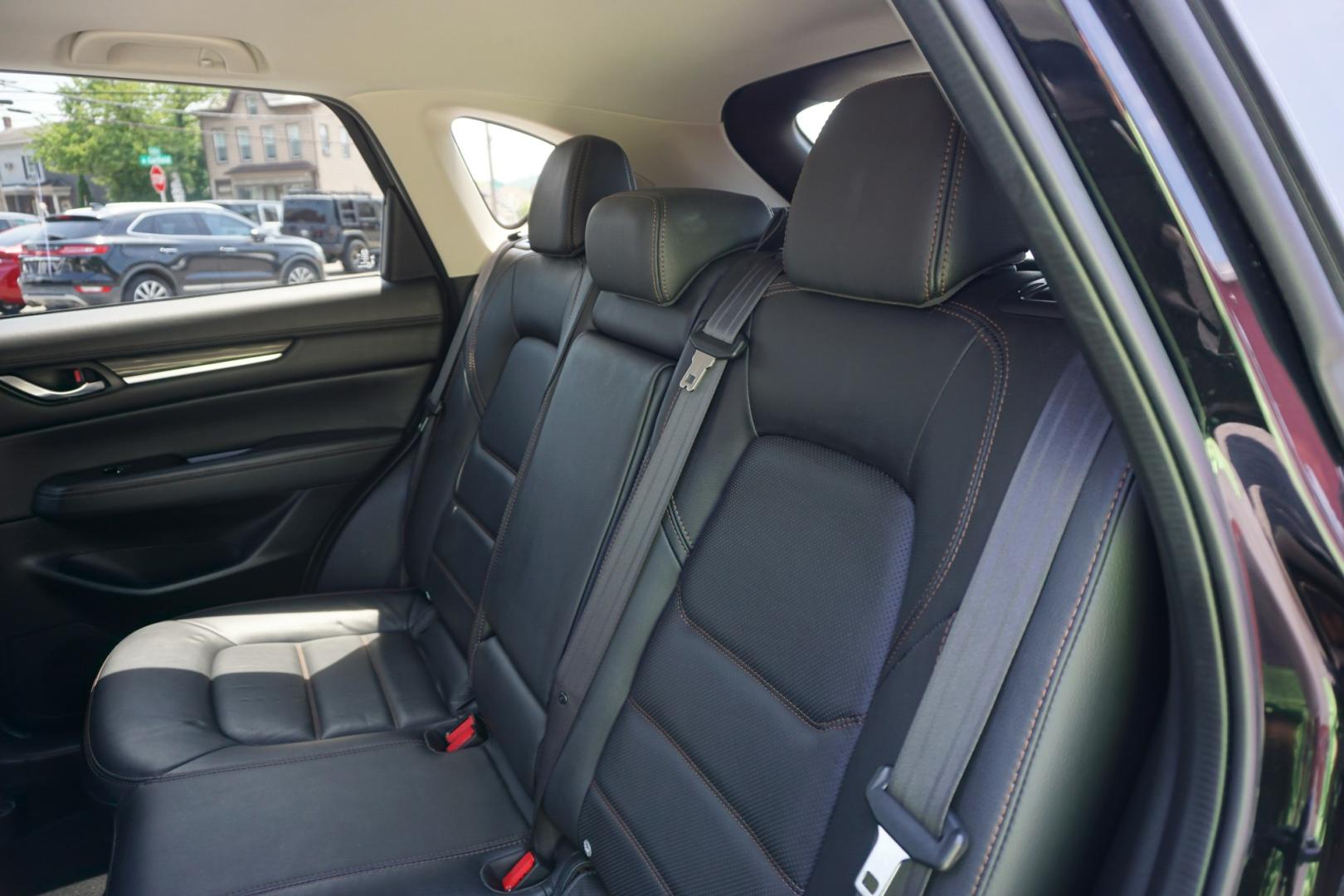 2021 BLACK /BLACK MAZDA CX-5 GRAND TOURING (JM3KFBDM1M1) with an 2.5L I4 engine, AUTOMATIC transmission, located at 312 Centre Ave, Schuylkill Haven, PA, 17972, (570) 593-5278, 40.638130, -76.177383- Photo#29