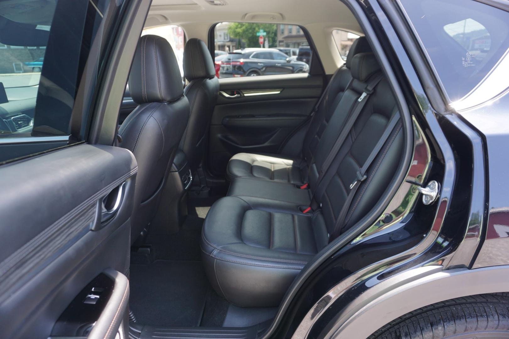 2021 BLACK /BLACK MAZDA CX-5 GRAND TOURING (JM3KFBDM1M1) with an 2.5L I4 engine, AUTOMATIC transmission, located at 312 Centre Ave, Schuylkill Haven, PA, 17972, (570) 593-5278, 40.638130, -76.177383- Photo#30