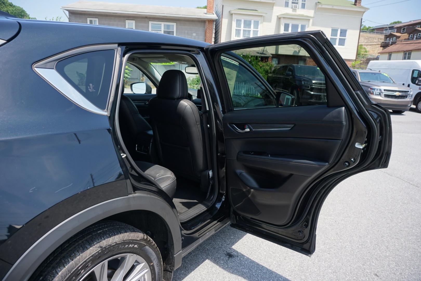 2021 BLACK /BLACK MAZDA CX-5 GRAND TOURING (JM3KFBDM1M1) with an 2.5L I4 engine, AUTOMATIC transmission, located at 312 Centre Ave, Schuylkill Haven, PA, 17972, (570) 593-5278, 40.638130, -76.177383- Photo#38