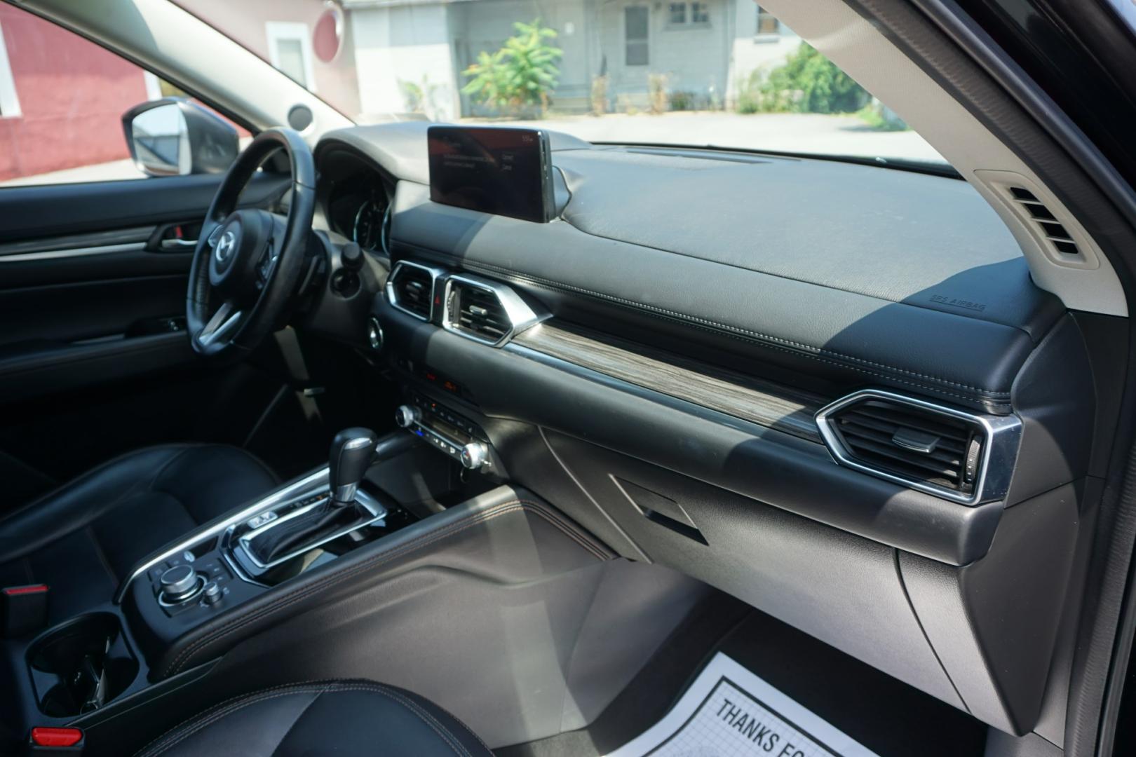 2021 BLACK /BLACK MAZDA CX-5 GRAND TOURING (JM3KFBDM1M1) with an 2.5L I4 engine, AUTOMATIC transmission, located at 312 Centre Ave, Schuylkill Haven, PA, 17972, (570) 593-5278, 40.638130, -76.177383- Photo#39