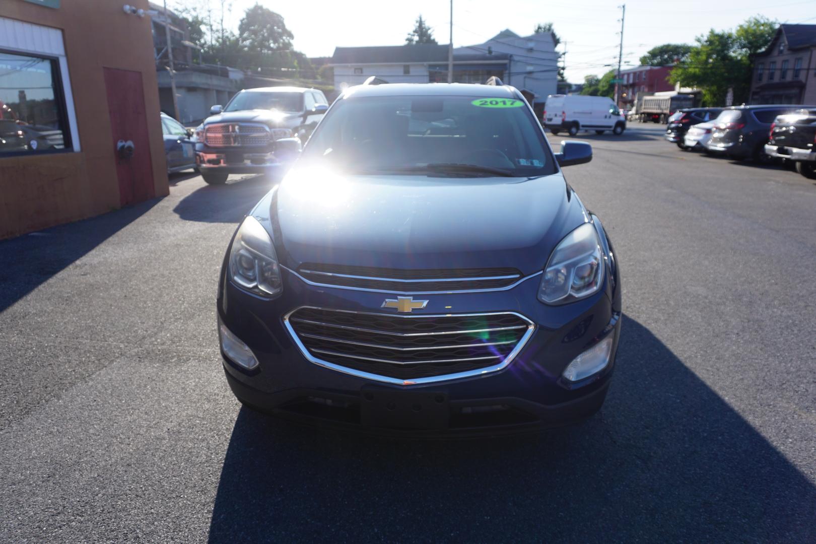 2017 BLUE /BLACK CHEVROLET EQUINOX LT (2GNFLFEK1H6) with an 2.4L I4 engine, AUTOMATIC transmission, located at 312 Centre Ave, Schuylkill Haven, PA, 17972, (570) 593-5278, 40.638130, -76.177383- Photo#1