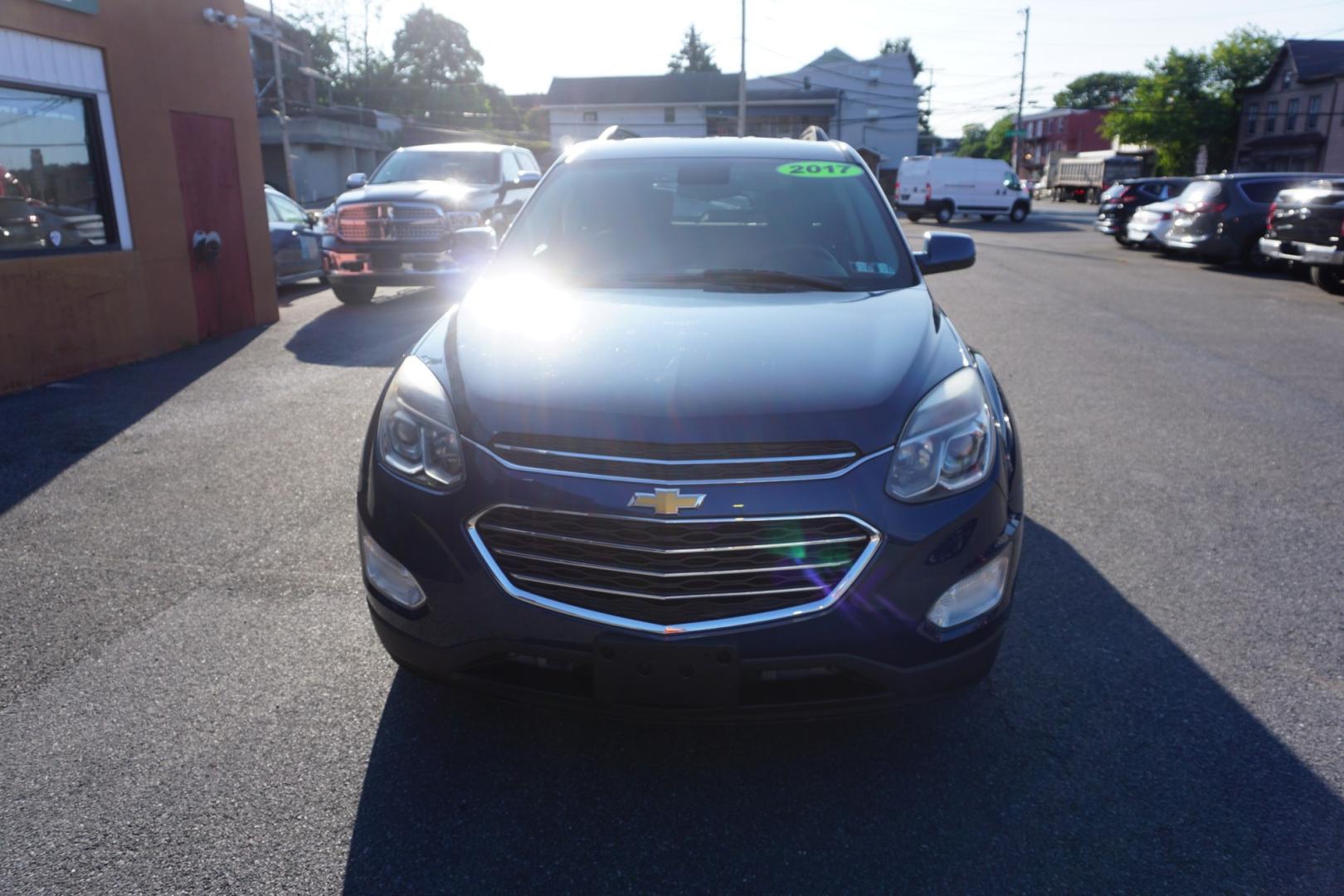 2017 BLUE /BLACK CHEVROLET EQUINOX LT (2GNFLFEK1H6) with an 2.4L I4 engine, AUTOMATIC transmission, located at 312 Centre Ave, Schuylkill Haven, PA, 17972, (570) 593-5278, 40.638130, -76.177383- Photo#1