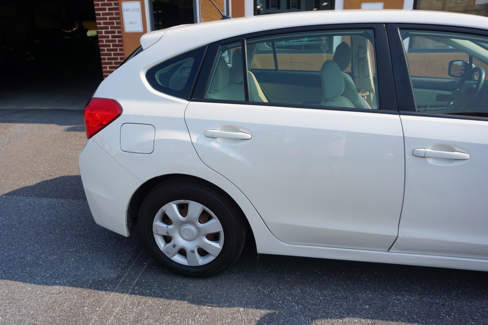 2015 WHITE /GRAY SUBARU IMPREZA (JF1GPAA64FG) with an 2L H4 engine, MANUAL transmission, located at 312 Centre Ave, Schuylkill Haven, PA, 17972, (570) 593-5278, 40.638130, -76.177383- Photo#10