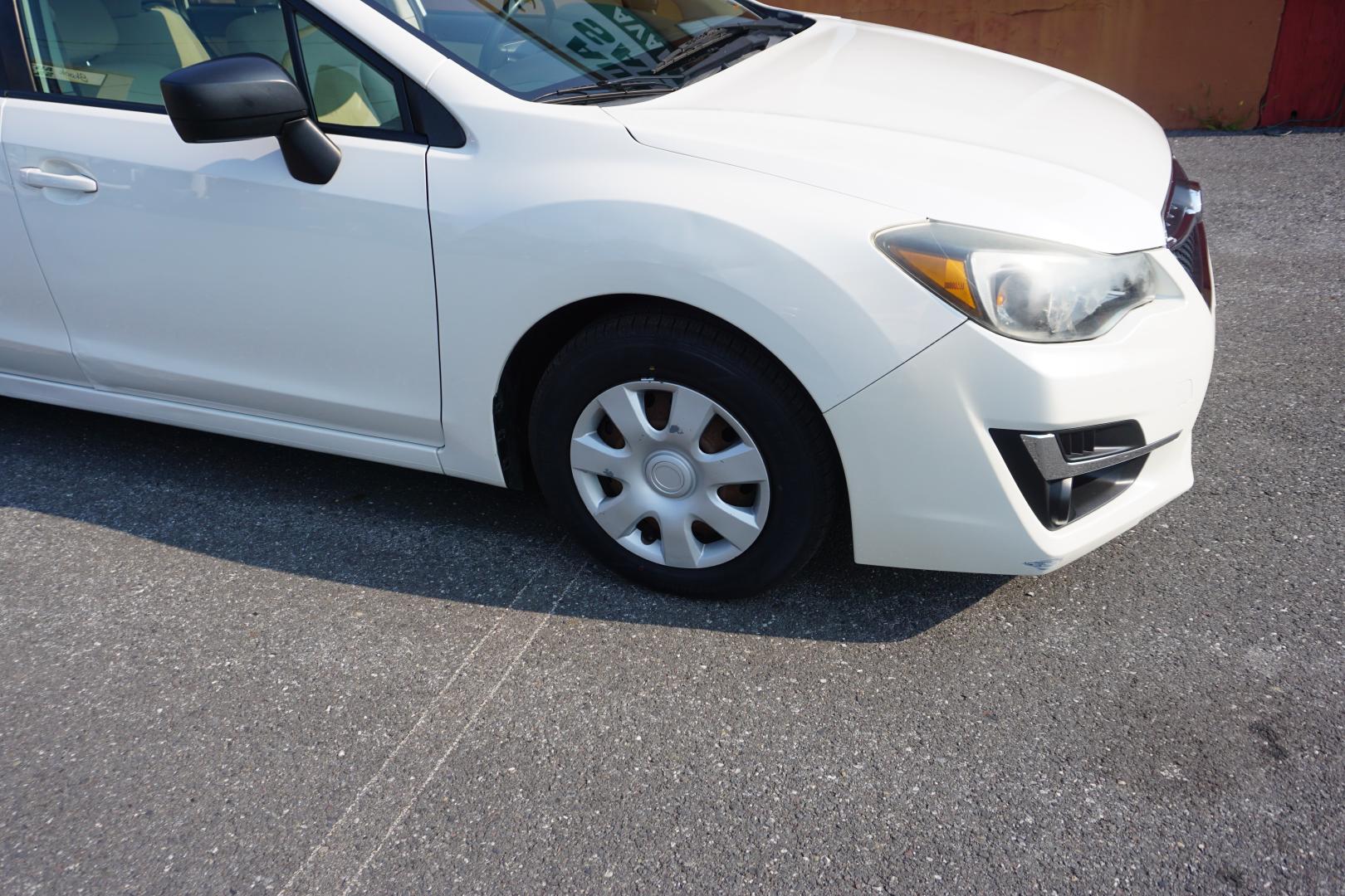2015 WHITE /GRAY SUBARU IMPREZA (JF1GPAA64FG) with an 2L H4 engine, MANUAL transmission, located at 312 Centre Ave, Schuylkill Haven, PA, 17972, (570) 593-5278, 40.638130, -76.177383- Photo#12