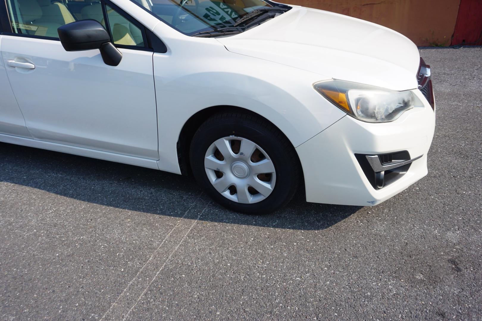 2015 WHITE /GRAY SUBARU IMPREZA (JF1GPAA64FG) with an 2L H4 engine, MANUAL transmission, located at 312 Centre Ave, Schuylkill Haven, PA, 17972, (570) 593-5278, 40.638130, -76.177383- Photo#12