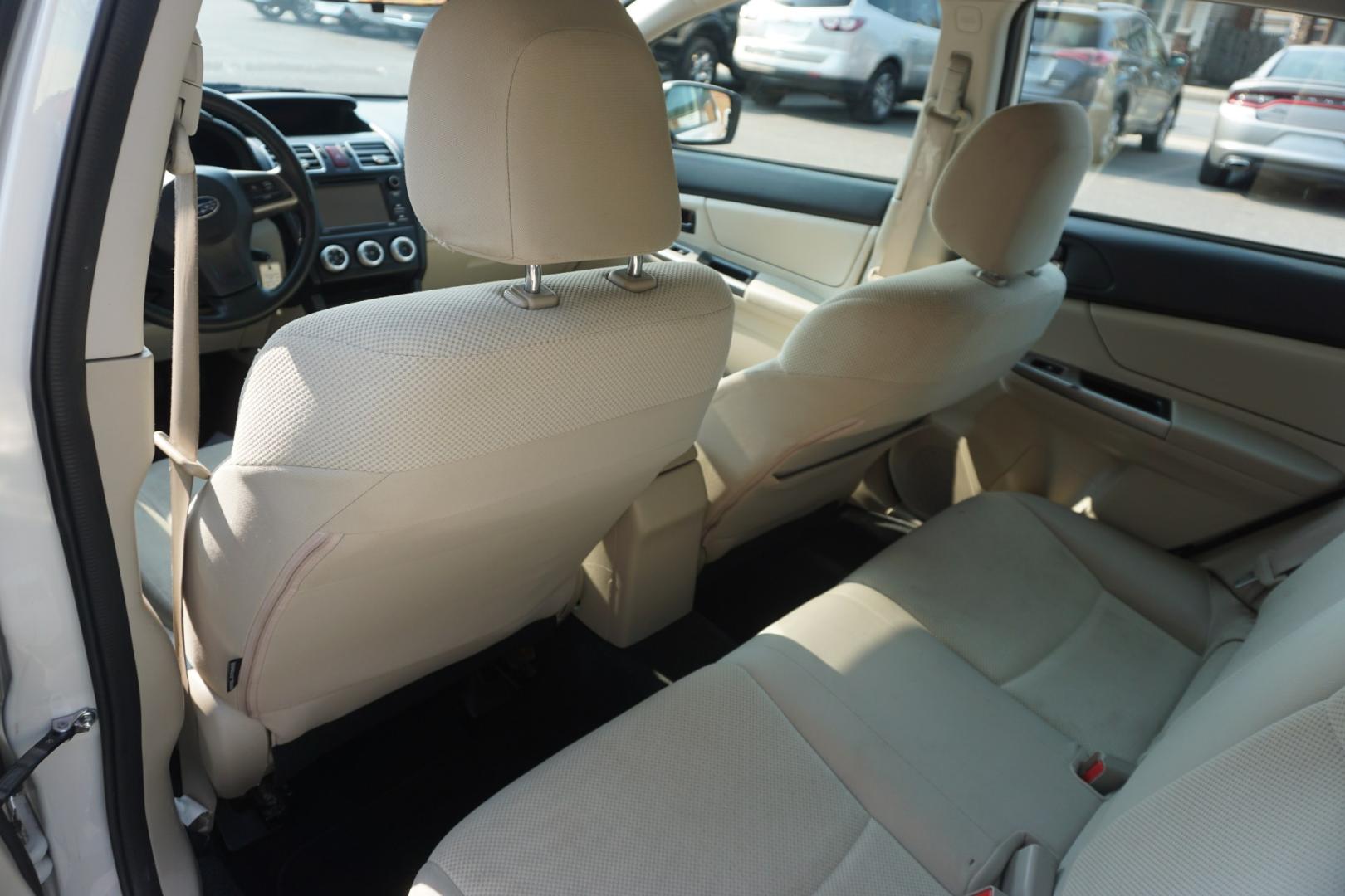 2015 WHITE /GRAY SUBARU IMPREZA (JF1GPAA64FG) with an 2L H4 engine, MANUAL transmission, located at 312 Centre Ave, Schuylkill Haven, PA, 17972, (570) 593-5278, 40.638130, -76.177383- Photo#20