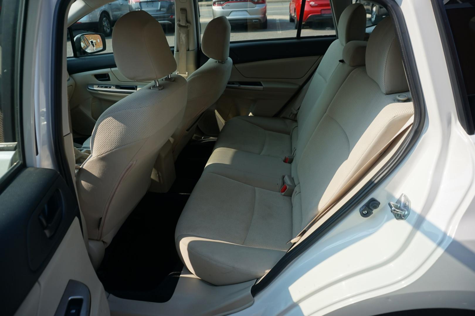 2015 WHITE /GRAY SUBARU IMPREZA (JF1GPAA64FG) with an 2L H4 engine, MANUAL transmission, located at 312 Centre Ave, Schuylkill Haven, PA, 17972, (570) 593-5278, 40.638130, -76.177383- Photo#23