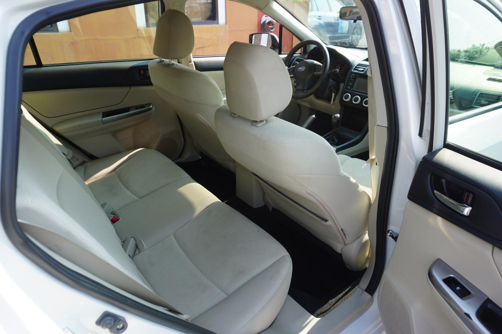 2015 WHITE /GRAY SUBARU IMPREZA (JF1GPAA64FG) with an 2L H4 engine, MANUAL transmission, located at 312 Centre Ave, Schuylkill Haven, PA, 17972, (570) 593-5278, 40.638130, -76.177383- Photo#27