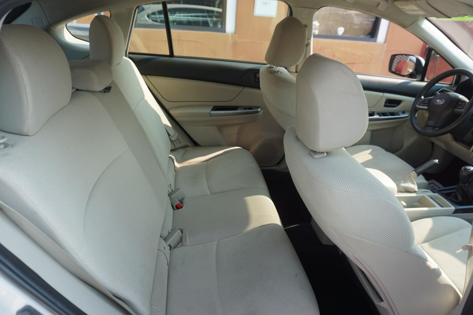 2015 WHITE /GRAY SUBARU IMPREZA (JF1GPAA64FG) with an 2L H4 engine, MANUAL transmission, located at 312 Centre Ave, Schuylkill Haven, PA, 17972, (570) 593-5278, 40.638130, -76.177383- Photo#28