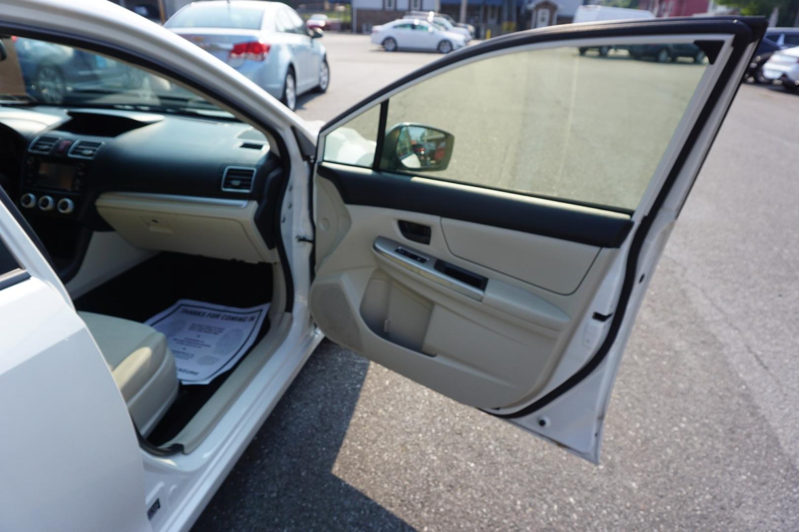 2015 WHITE /GRAY SUBARU IMPREZA (JF1GPAA64FG) with an 2L H4 engine, MANUAL transmission, located at 312 Centre Ave, Schuylkill Haven, PA, 17972, (570) 593-5278, 40.638130, -76.177383- Photo#36