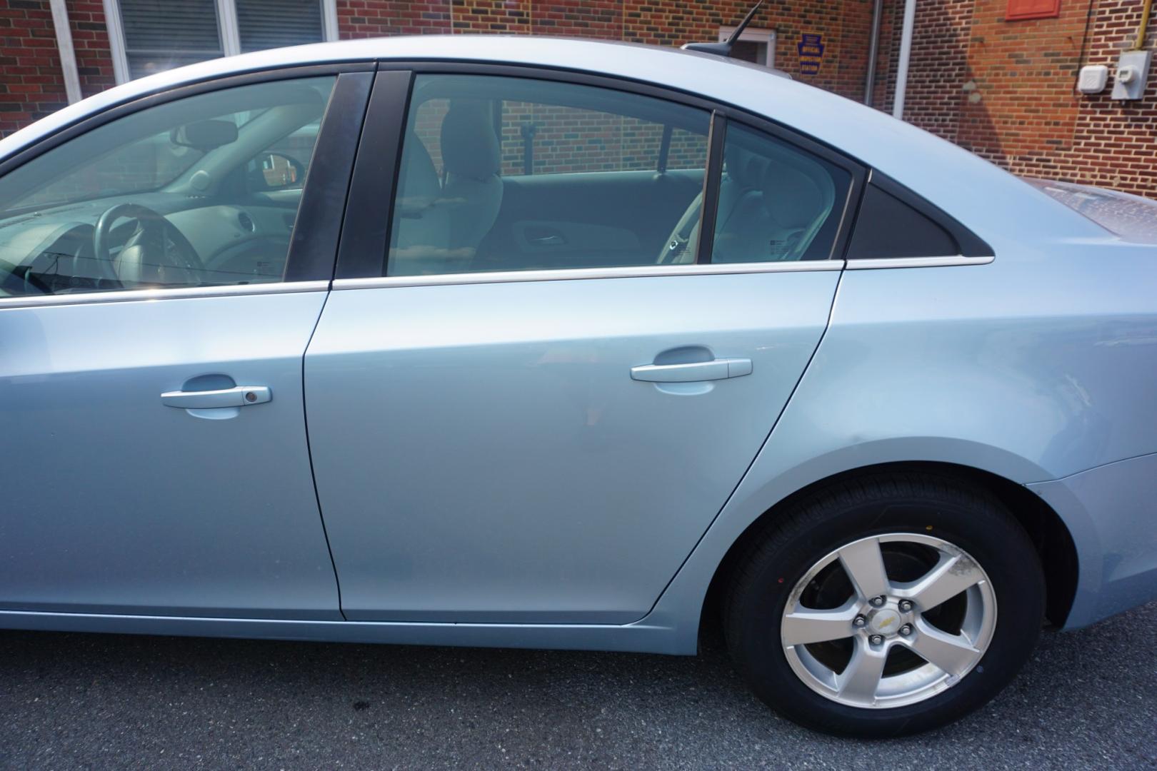 2011 BLUE /BLACK CHEVROLET CRUZE LT (1G1PF5S93B7) with an 1.4L I4 engine, AUTOMATIC transmission, located at 312 Centre Ave, Schuylkill Haven, PA, 17972, (570) 593-5278, 40.638130, -76.177383- Photo#5