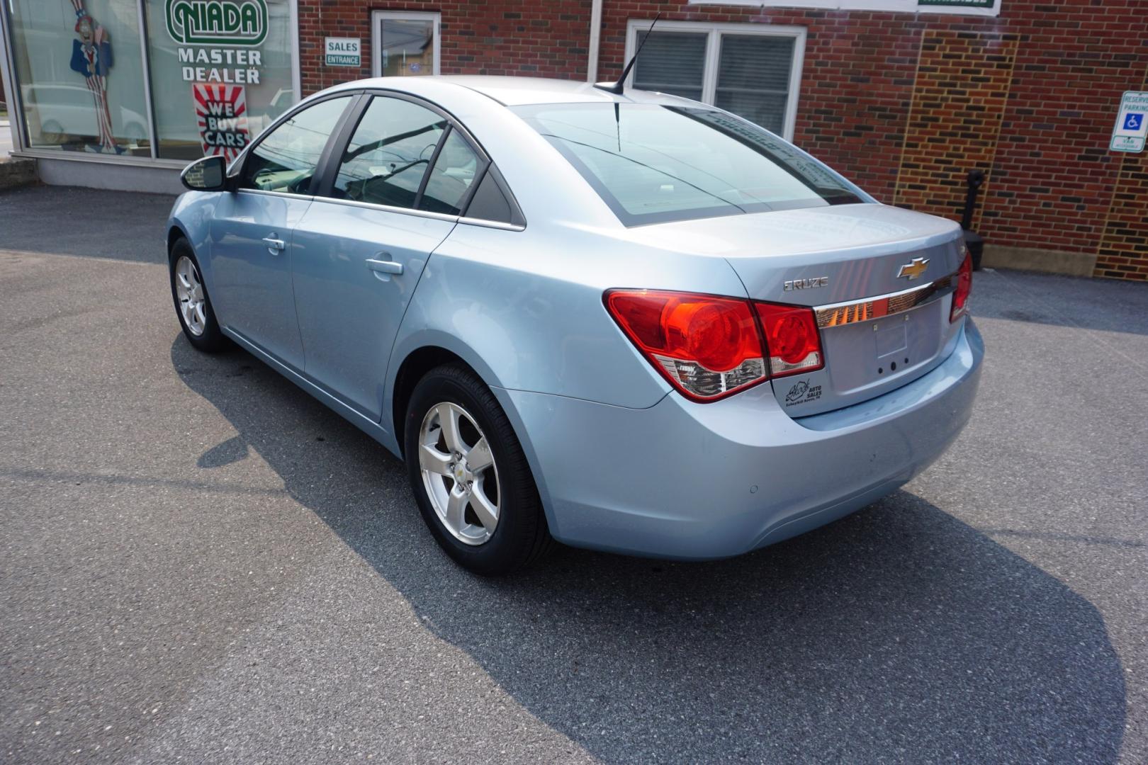 2011 BLUE /BLACK CHEVROLET CRUZE LT (1G1PF5S93B7) with an 1.4L I4 engine, AUTOMATIC transmission, located at 312 Centre Ave, Schuylkill Haven, PA, 17972, (570) 593-5278, 40.638130, -76.177383- Photo#7