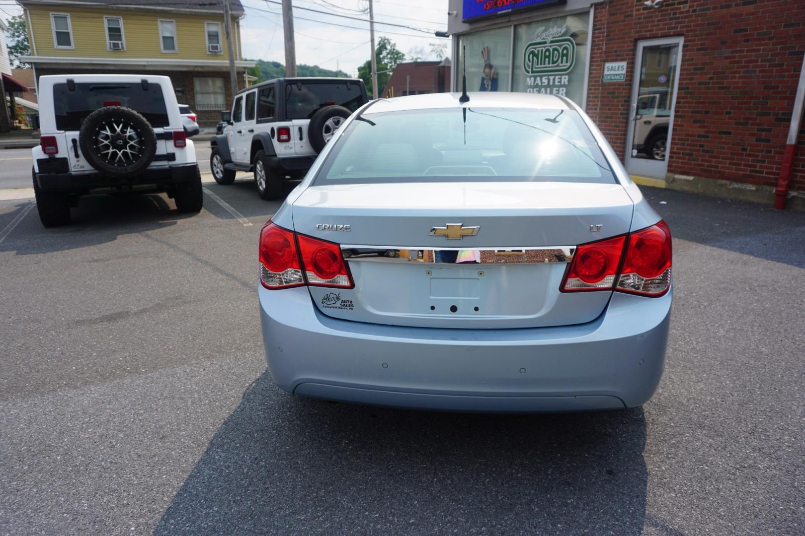 2011 BLUE /BLACK CHEVROLET CRUZE LT (1G1PF5S93B7) with an 1.4L I4 engine, AUTOMATIC transmission, located at 312 Centre Ave, Schuylkill Haven, PA, 17972, (570) 593-5278, 40.638130, -76.177383- Photo#8