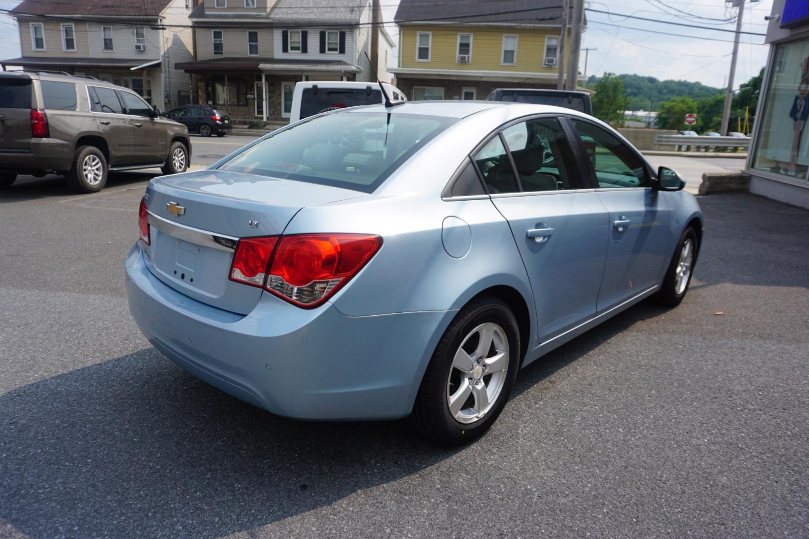 2011 BLUE /BLACK CHEVROLET CRUZE LT (1G1PF5S93B7) with an 1.4L I4 engine, AUTOMATIC transmission, located at 312 Centre Ave, Schuylkill Haven, PA, 17972, (570) 593-5278, 40.638130, -76.177383- Photo#10