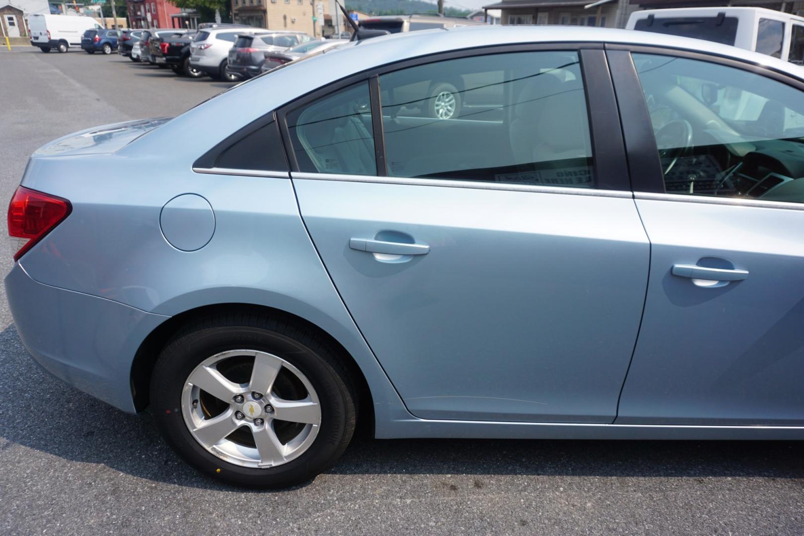 2011 BLUE /BLACK CHEVROLET CRUZE LT (1G1PF5S93B7) with an 1.4L I4 engine, AUTOMATIC transmission, located at 312 Centre Ave, Schuylkill Haven, PA, 17972, (570) 593-5278, 40.638130, -76.177383- Photo#12