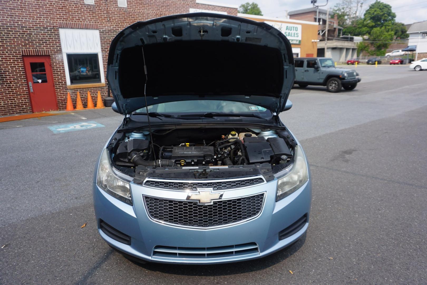 2011 BLUE /BLACK CHEVROLET CRUZE LT (1G1PF5S93B7) with an 1.4L I4 engine, AUTOMATIC transmission, located at 312 Centre Ave, Schuylkill Haven, PA, 17972, (570) 593-5278, 40.638130, -76.177383- Photo#16