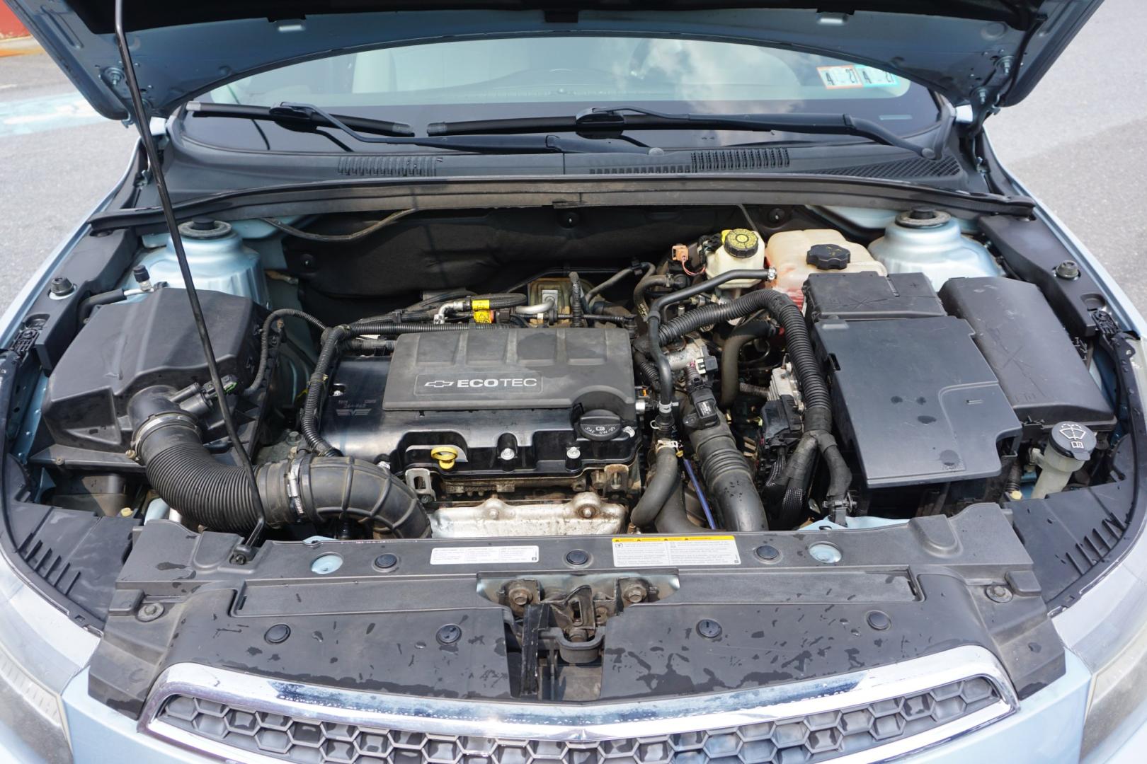 2011 BLUE /BLACK CHEVROLET CRUZE LT (1G1PF5S93B7) with an 1.4L I4 engine, AUTOMATIC transmission, located at 312 Centre Ave, Schuylkill Haven, PA, 17972, (570) 593-5278, 40.638130, -76.177383- Photo#17