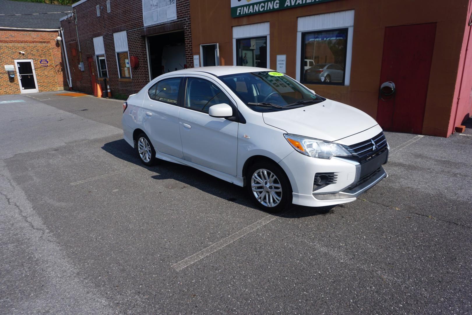 2021 MITSUBISHI MIRAGE G4 CARBONITE EDITION (ML32FUFJ1MH) with an 1.2L I3 engine, Automatic transmission, located at 312 Centre Ave, Schuylkill Haven, PA, 17972, (570) 593-5278, 40.638130, -76.177383- Photo#0