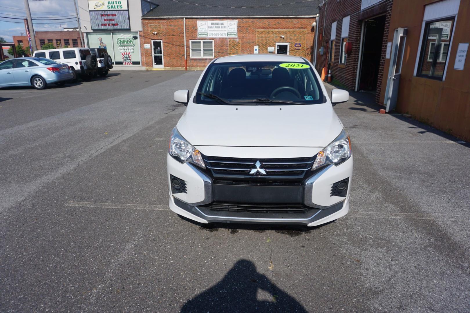 2021 MITSUBISHI MIRAGE G4 CARBONITE EDITION (ML32FUFJ1MH) with an 1.2L I3 engine, Automatic transmission, located at 312 Centre Ave, Schuylkill Haven, PA, 17972, (570) 593-5278, 40.638130, -76.177383- Photo#1