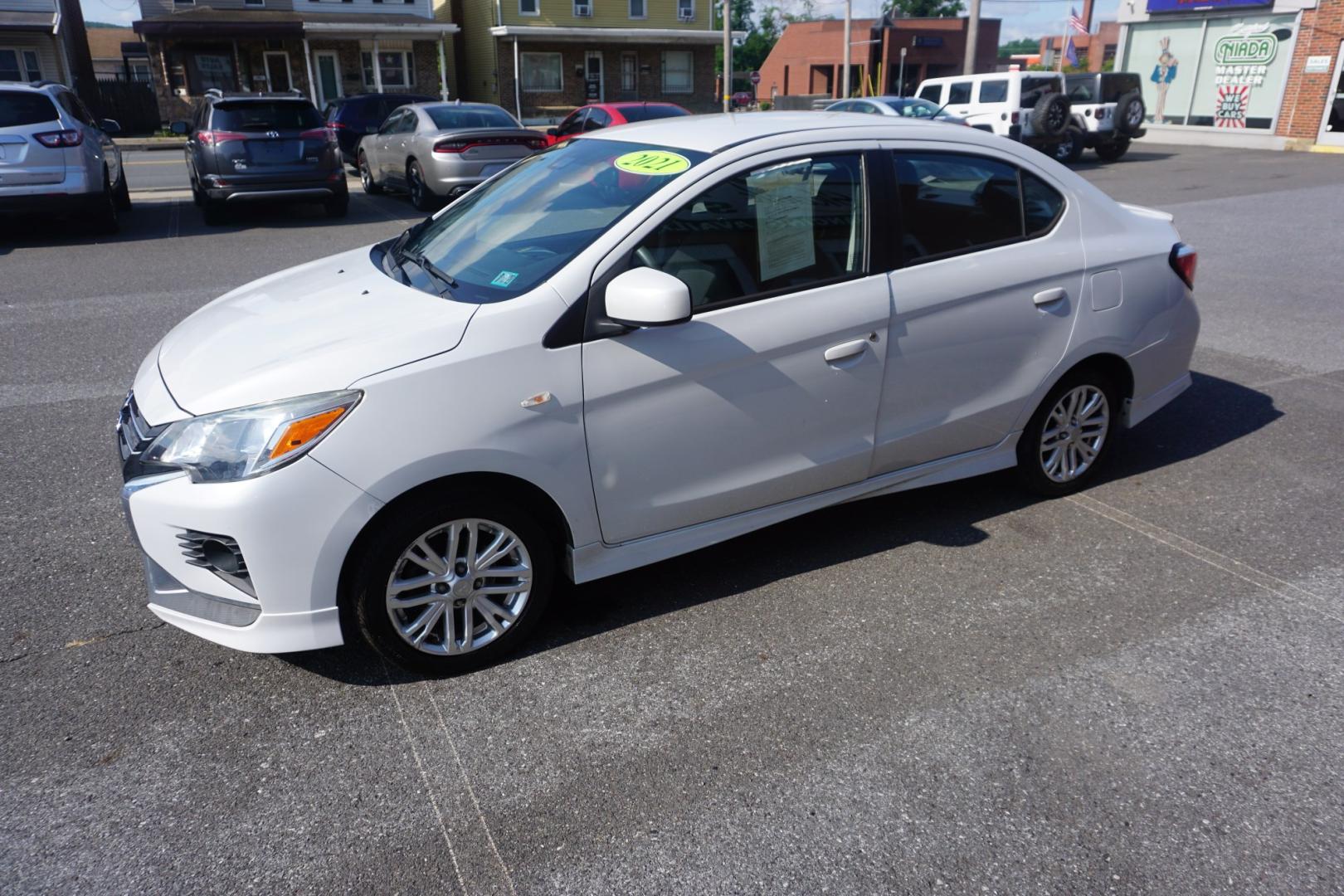 2021 MITSUBISHI MIRAGE G4 CARBONITE EDITION (ML32FUFJ1MH) with an 1.2L I3 engine, Automatic transmission, located at 312 Centre Ave, Schuylkill Haven, PA, 17972, (570) 593-5278, 40.638130, -76.177383- Photo#3