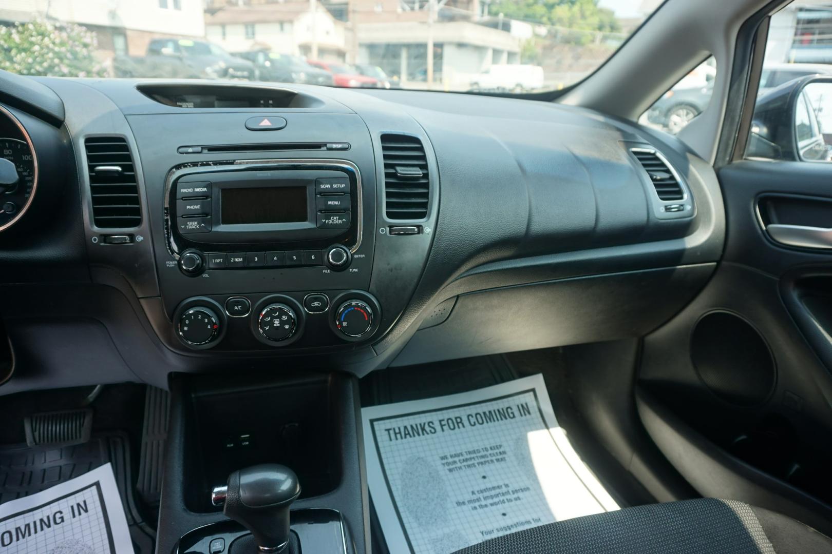 2017 TAN /BLACK KIA FORTE LX (3KPFK4A73HE) with an 2L I4 engine, AUTOMATIC transmission, located at 312 Centre Ave, Schuylkill Haven, PA, 17972, (570) 593-5278, 40.638130, -76.177383- Photo#22