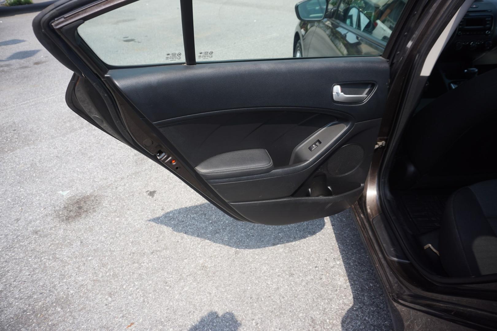 2017 TAN /BLACK KIA FORTE LX (3KPFK4A73HE) with an 2L I4 engine, AUTOMATIC transmission, located at 312 Centre Ave, Schuylkill Haven, PA, 17972, (570) 593-5278, 40.638130, -76.177383- Photo#26