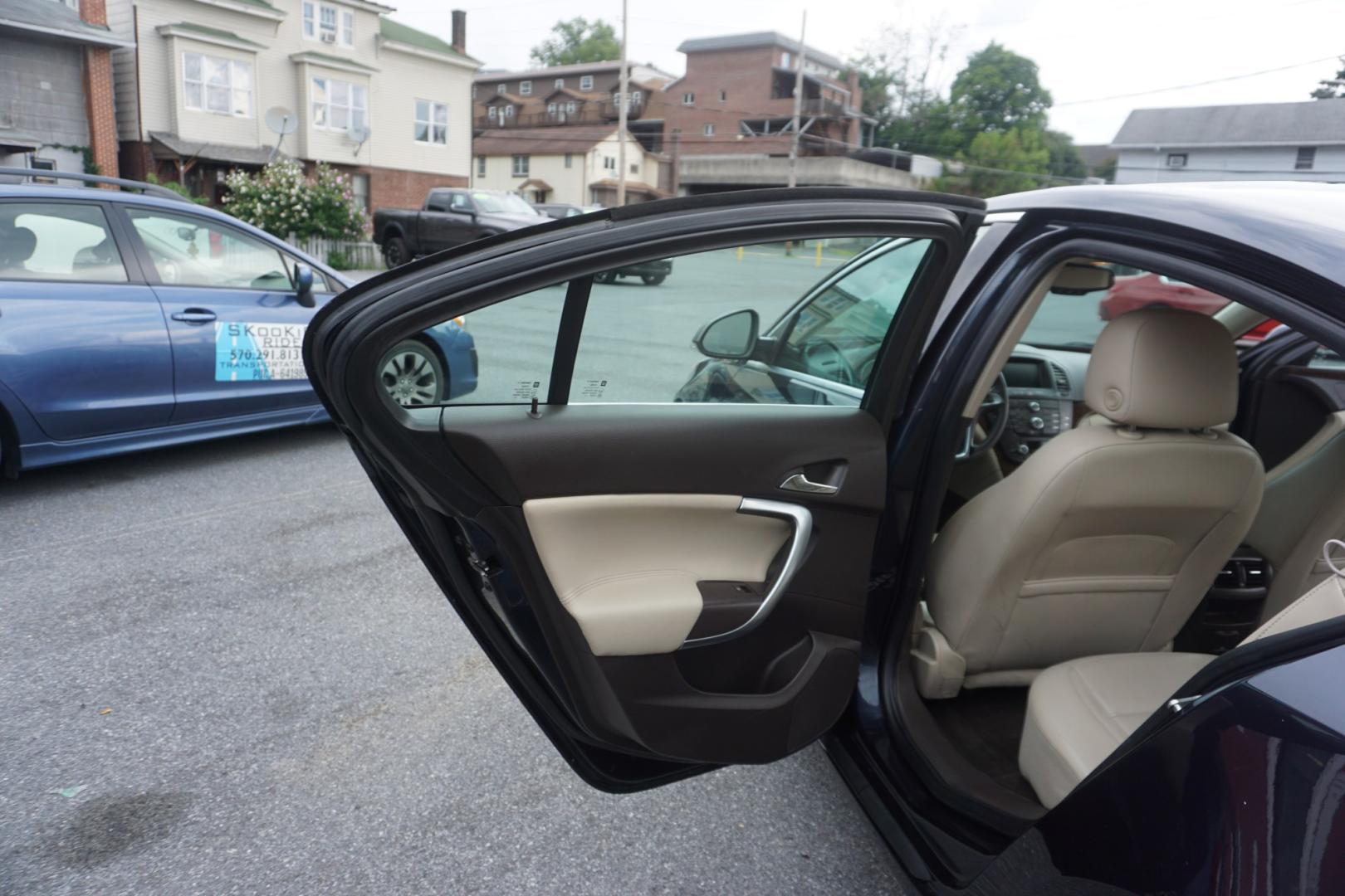 2013 BLUE /TAN BUICK REGAL LIMITED (2G4GS5EV0D9) with an 2L I4 engine, AUTOMATIC transmission, located at 312 Centre Ave, Schuylkill Haven, PA, 17972, (570) 593-5278, 40.638130, -76.177383- Photo#8