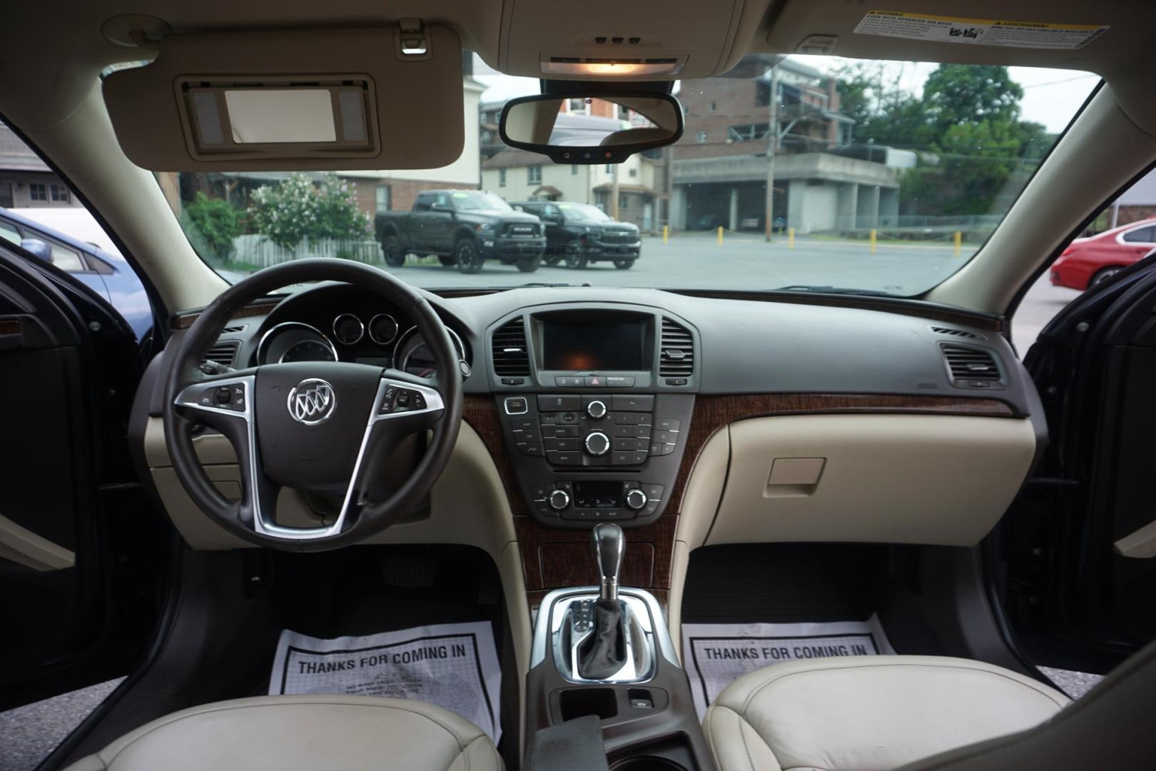 2013 BLUE /TAN BUICK REGAL LIMITED (2G4GS5EV0D9) with an 2L I4 engine, AUTOMATIC transmission, located at 312 Centre Ave, Schuylkill Haven, PA, 17972, (570) 593-5278, 40.638130, -76.177383- Photo#31