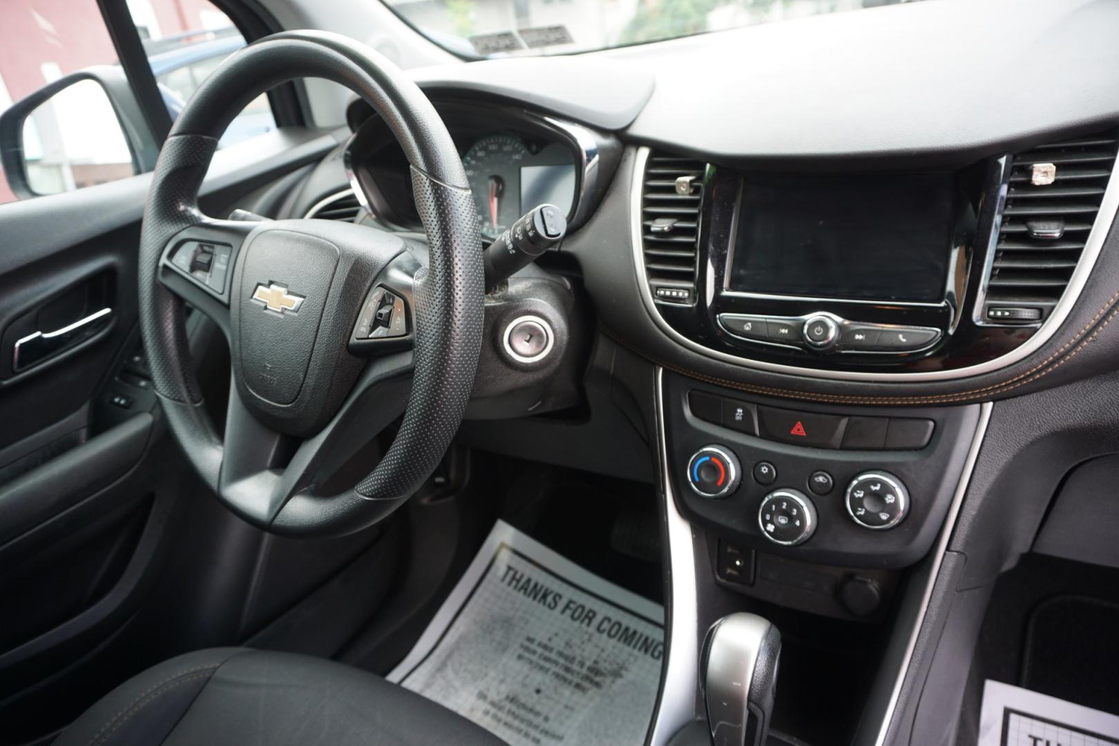 2018 BLUE /GRAY CHEVROLET TRAX LT (3GNCJLSB1JL) with an 1.4L I4 engine, AUTOMATIC transmission, located at 312 Centre Ave, Schuylkill Haven, PA, 17972, (570) 593-5278, 40.638130, -76.177383- Photo#6