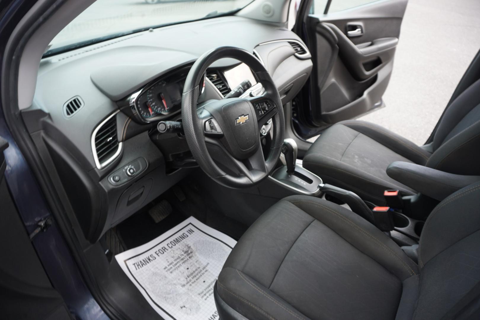 2018 BLUE /GRAY CHEVROLET TRAX LT (3GNCJLSB1JL) with an 1.4L I4 engine, AUTOMATIC transmission, located at 312 Centre Ave, Schuylkill Haven, PA, 17972, (570) 593-5278, 40.638130, -76.177383- Photo#22