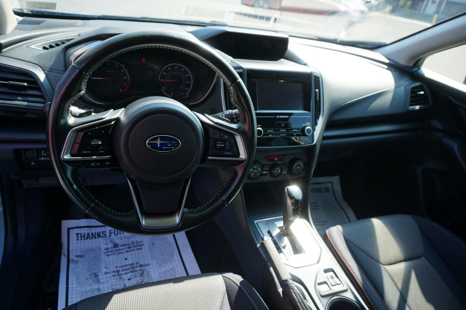 2018 BLUE /GRAY SUBARU CROSSTREK BASE (JF2GTABC2JH) with an 2L H4 engine, CVT transmission, located at 312 Centre Ave, Schuylkill Haven, PA, 17972, (570) 593-5278, 40.638130, -76.177383- Photo#6