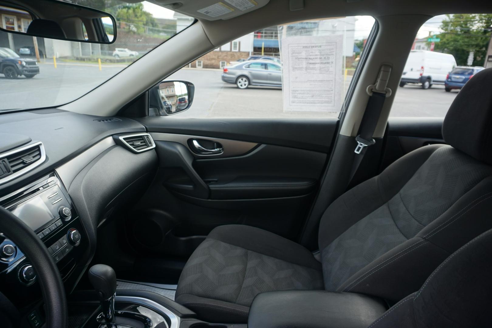 2016 GRAY /GRAY NISSAN ROGUE S (KNMAT2MV0GP) with an 2.5L I4 engine, CVT transmission, located at 312 Centre Ave, Schuylkill Haven, PA, 17972, (570) 593-5278, 40.638130, -76.177383- Photo#20