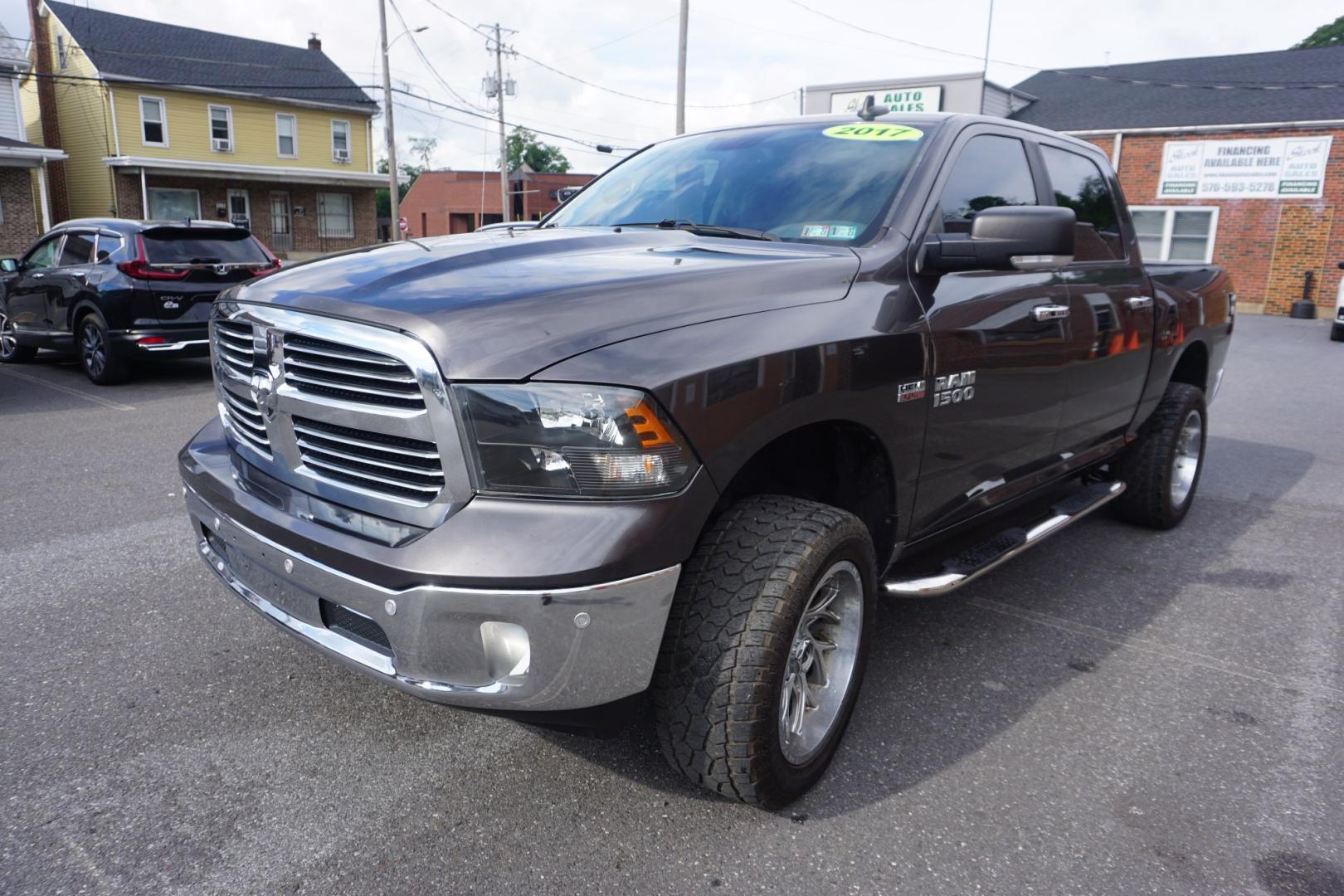 2017 GRAY /GRAY RAM 1500 SLT (3C6RR7LT5HG) with an 5.7L V8 engine, Automatic transmission, located at 312 Centre Ave, Schuylkill Haven, PA, 17972, (570) 593-5278, 40.638130, -76.177383- Photo#2