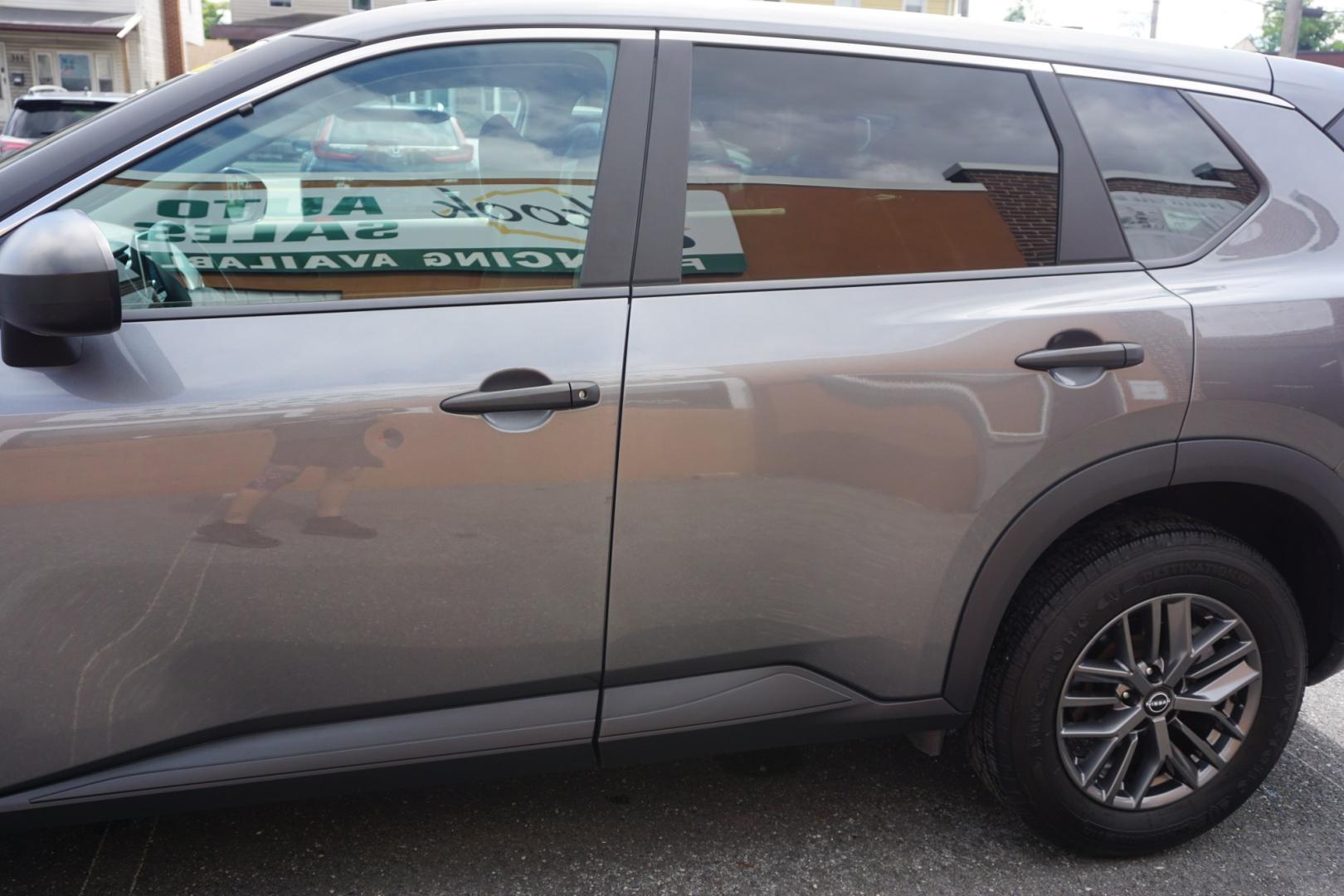 2023 GRAY /GRAY NISSAN ROGUE S (5N1BT3AA9PC) with an 1.5L I3 engine, CVT transmission, located at 312 Centre Ave, Schuylkill Haven, PA, 17972, (570) 593-5278, 40.638130, -76.177383- Photo#6