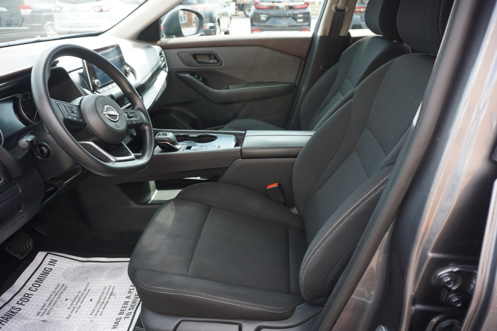 2023 GRAY /GRAY NISSAN ROGUE S (5N1BT3AA9PC) with an 1.5L I3 engine, CVT transmission, located at 312 Centre Ave, Schuylkill Haven, PA, 17972, (570) 593-5278, 40.638130, -76.177383- Photo#21