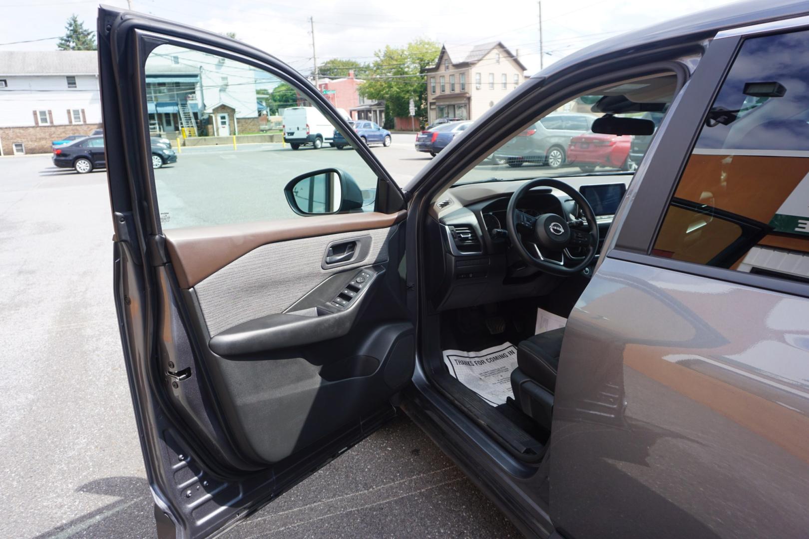 2023 GRAY /GRAY NISSAN ROGUE S (5N1BT3AA9PC) with an 1.5L I3 engine, CVT transmission, located at 312 Centre Ave, Schuylkill Haven, PA, 17972, (570) 593-5278, 40.638130, -76.177383- Photo#25
