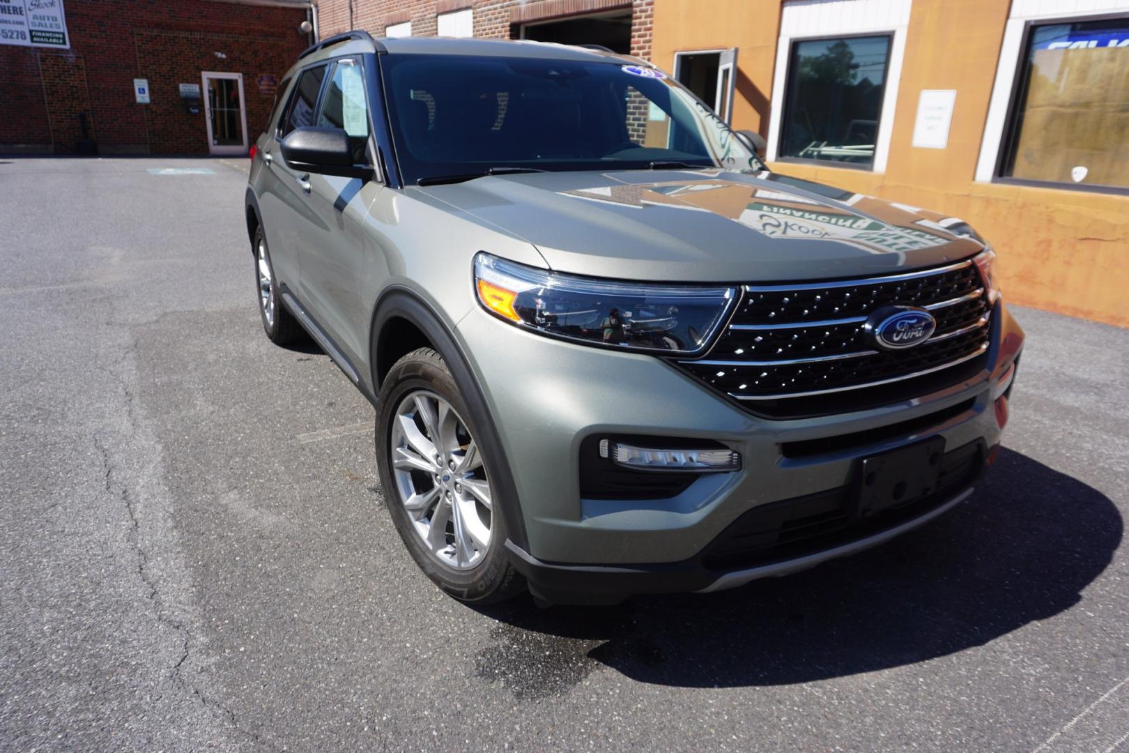 2020 GREEN /BLACK FORD EXPLORER XLT (1FMSK8DH0LG) with an 2.3L I4 engine, AUTOMATIC transmission, located at 312 Centre Ave, Schuylkill Haven, PA, 17972, (570) 593-5278, 40.638130, -76.177383- Photo#15