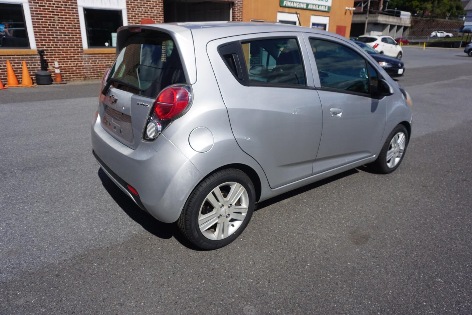 2014 SILVER /GRAY CHEVROLET SPARK LS (KL8CA6S97EC) with an 1.2L I4 engine, MANUAL transmission, located at 312 Centre Ave, Schuylkill Haven, PA, 17972, (570) 593-5278, 40.638130, -76.177383- Photo#10