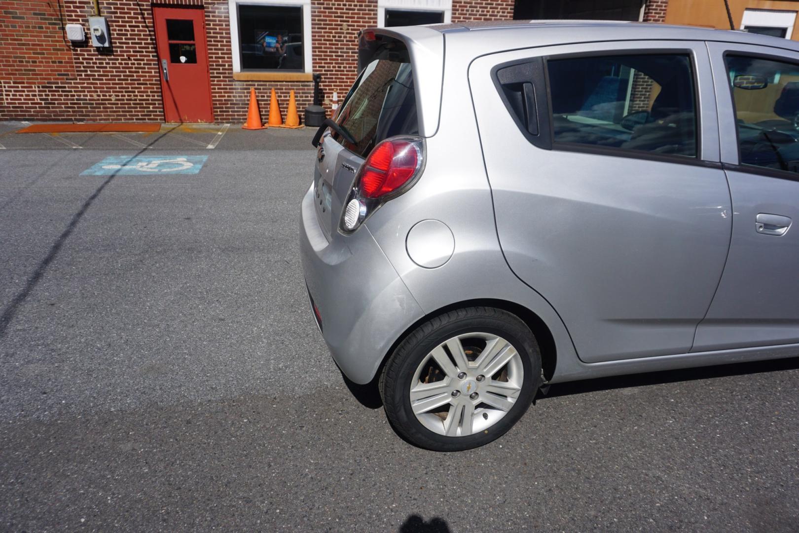 2014 SILVER /GRAY CHEVROLET SPARK LS (KL8CA6S97EC) with an 1.2L I4 engine, MANUAL transmission, located at 312 Centre Ave, Schuylkill Haven, PA, 17972, (570) 593-5278, 40.638130, -76.177383- Photo#11