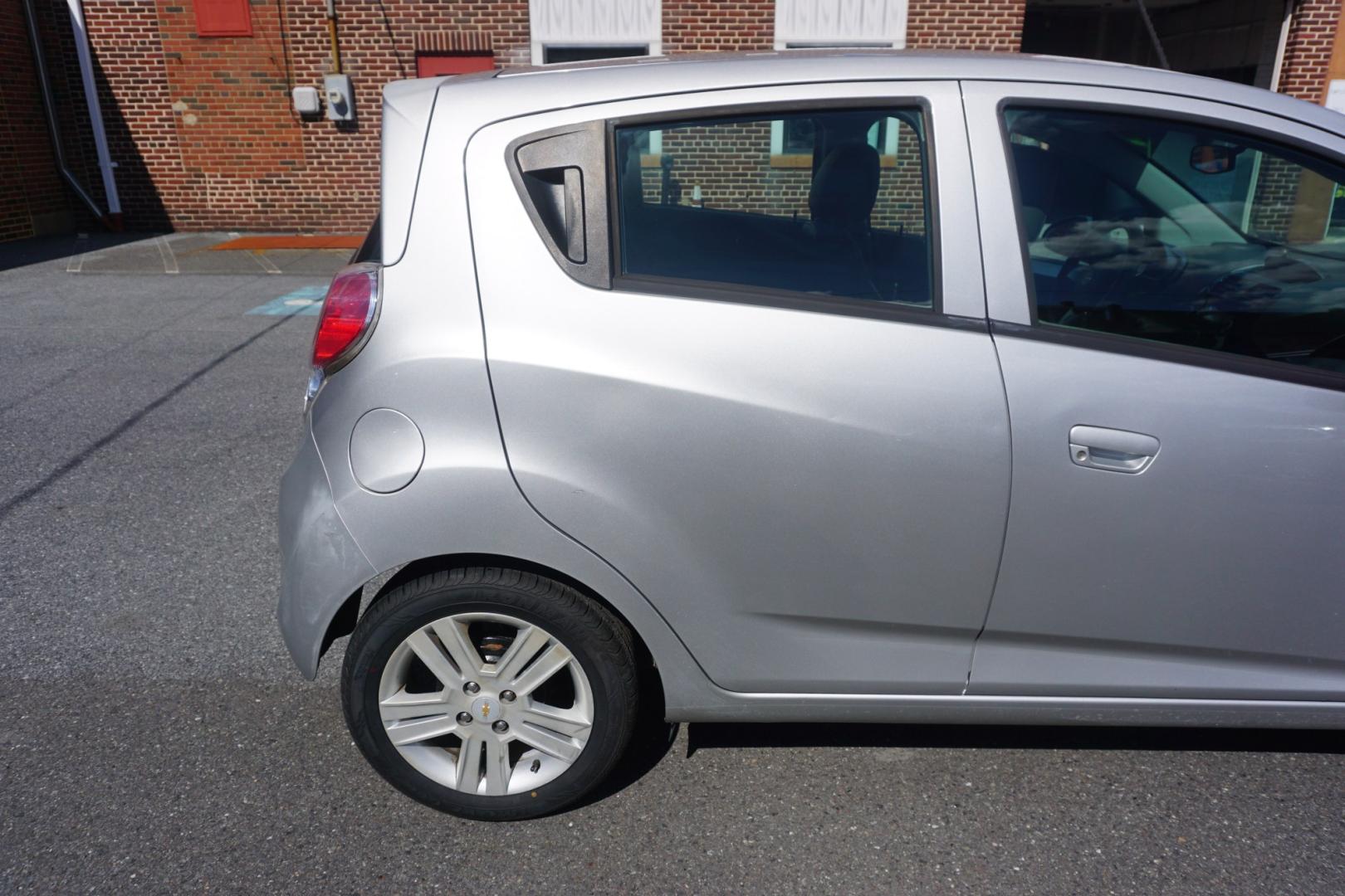 2014 SILVER /GRAY CHEVROLET SPARK LS (KL8CA6S97EC) with an 1.2L I4 engine, MANUAL transmission, located at 312 Centre Ave, Schuylkill Haven, PA, 17972, (570) 593-5278, 40.638130, -76.177383- Photo#12