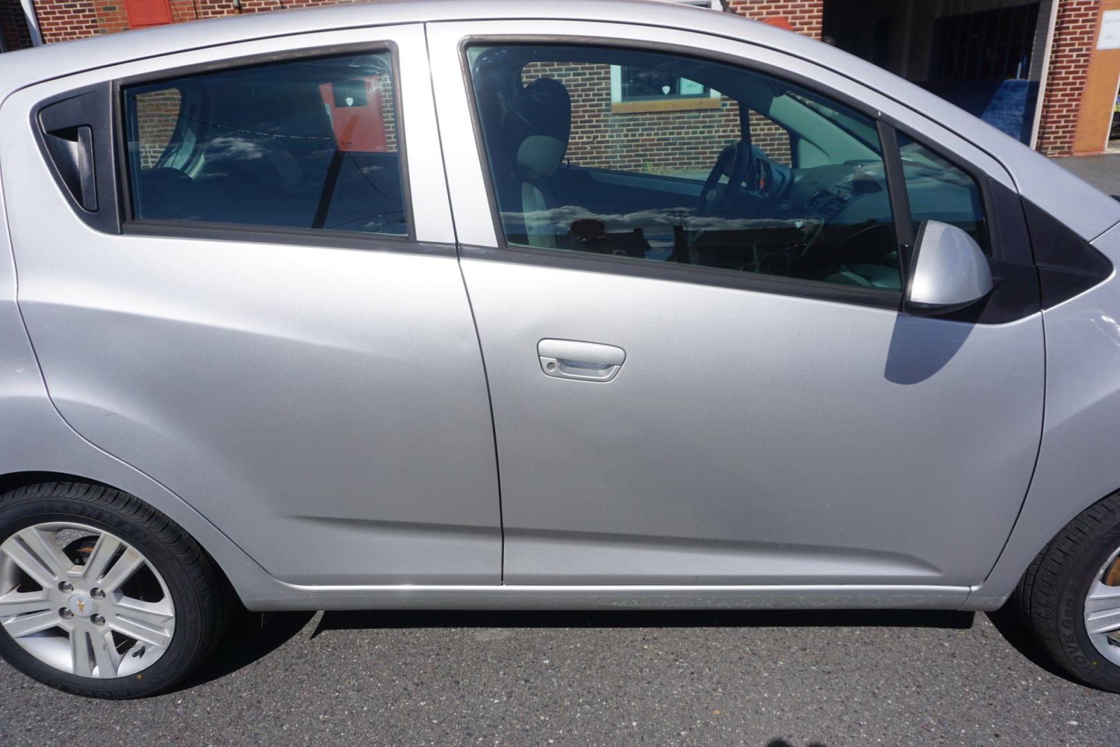 2014 SILVER /GRAY CHEVROLET SPARK LS (KL8CA6S97EC) with an 1.2L I4 engine, MANUAL transmission, located at 312 Centre Ave, Schuylkill Haven, PA, 17972, (570) 593-5278, 40.638130, -76.177383- Photo#13