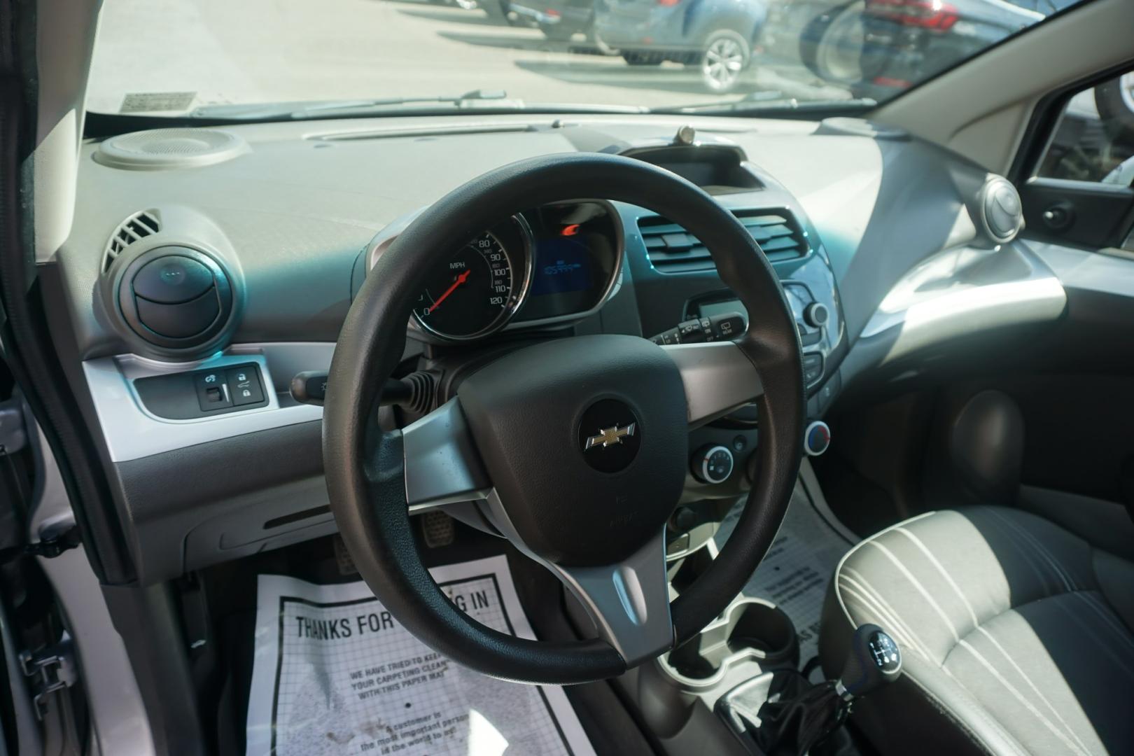 2014 SILVER /GRAY CHEVROLET SPARK LS (KL8CA6S97EC) with an 1.2L I4 engine, MANUAL transmission, located at 312 Centre Ave, Schuylkill Haven, PA, 17972, (570) 593-5278, 40.638130, -76.177383- Photo#18