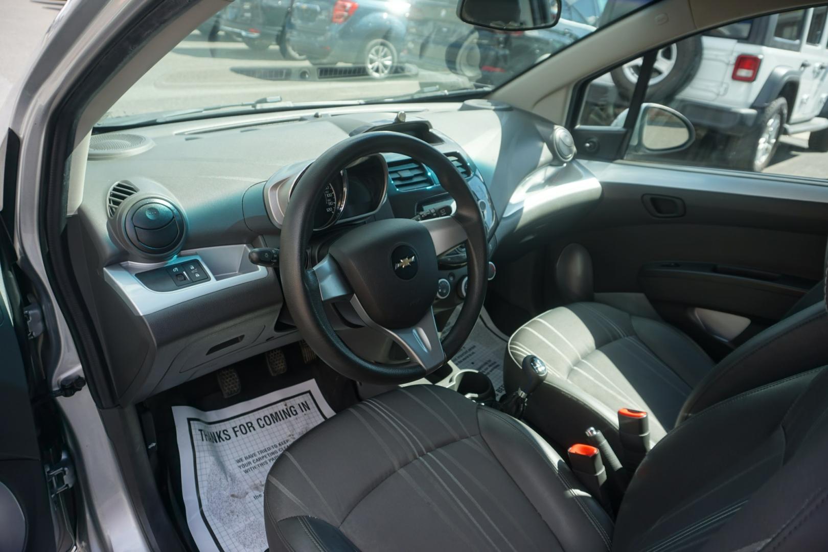 2014 SILVER /GRAY CHEVROLET SPARK LS (KL8CA6S97EC) with an 1.2L I4 engine, MANUAL transmission, located at 312 Centre Ave, Schuylkill Haven, PA, 17972, (570) 593-5278, 40.638130, -76.177383- Photo#21