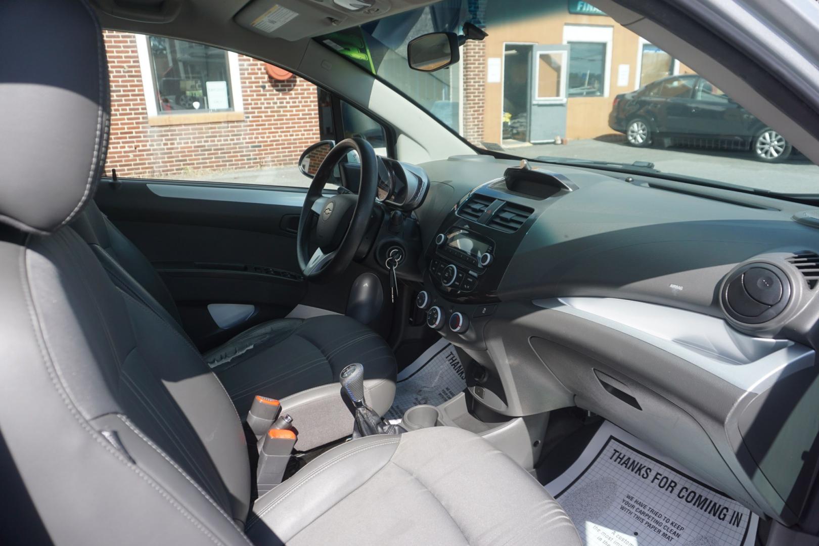 2014 SILVER /GRAY CHEVROLET SPARK LS (KL8CA6S97EC) with an 1.2L I4 engine, MANUAL transmission, located at 312 Centre Ave, Schuylkill Haven, PA, 17972, (570) 593-5278, 40.638130, -76.177383- Photo#34