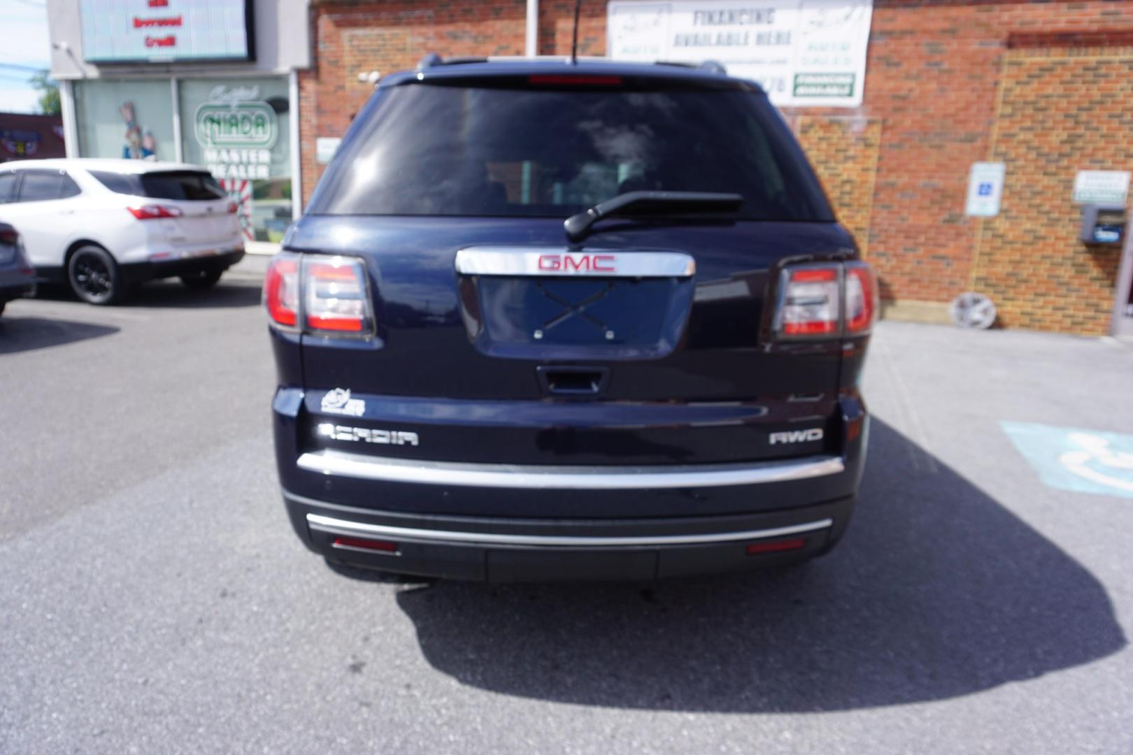 2016 BLUE /BLACK GMC ACADIA SLT (1GKKVRKD4GJ) with an 3.6L V6 engine, AUTOMATIC transmission, located at 312 Centre Ave, Schuylkill Haven, PA, 17972, (570) 593-5278, 40.638130, -76.177383- Photo#9