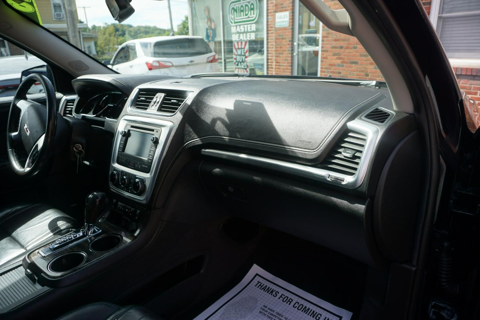 2016 BLUE /BLACK GMC ACADIA SLT (1GKKVRKD4GJ) with an 3.6L V6 engine, AUTOMATIC transmission, located at 312 Centre Ave, Schuylkill Haven, PA, 17972, (570) 593-5278, 40.638130, -76.177383- Photo#39