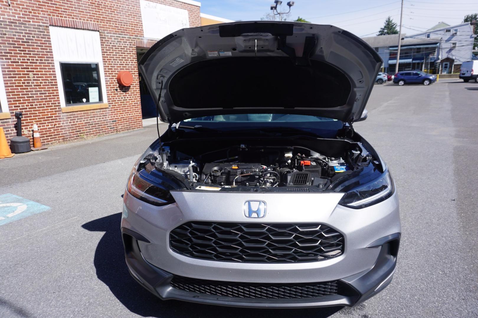 2024 SILVER /GRAY HONDA HR-V LX (3CZRZ2H33RM) with an 2L I4 engine, CVT transmission, located at 312 Centre Ave, Schuylkill Haven, PA, 17972, (570) 593-5278, 40.638130, -76.177383- Photo#17