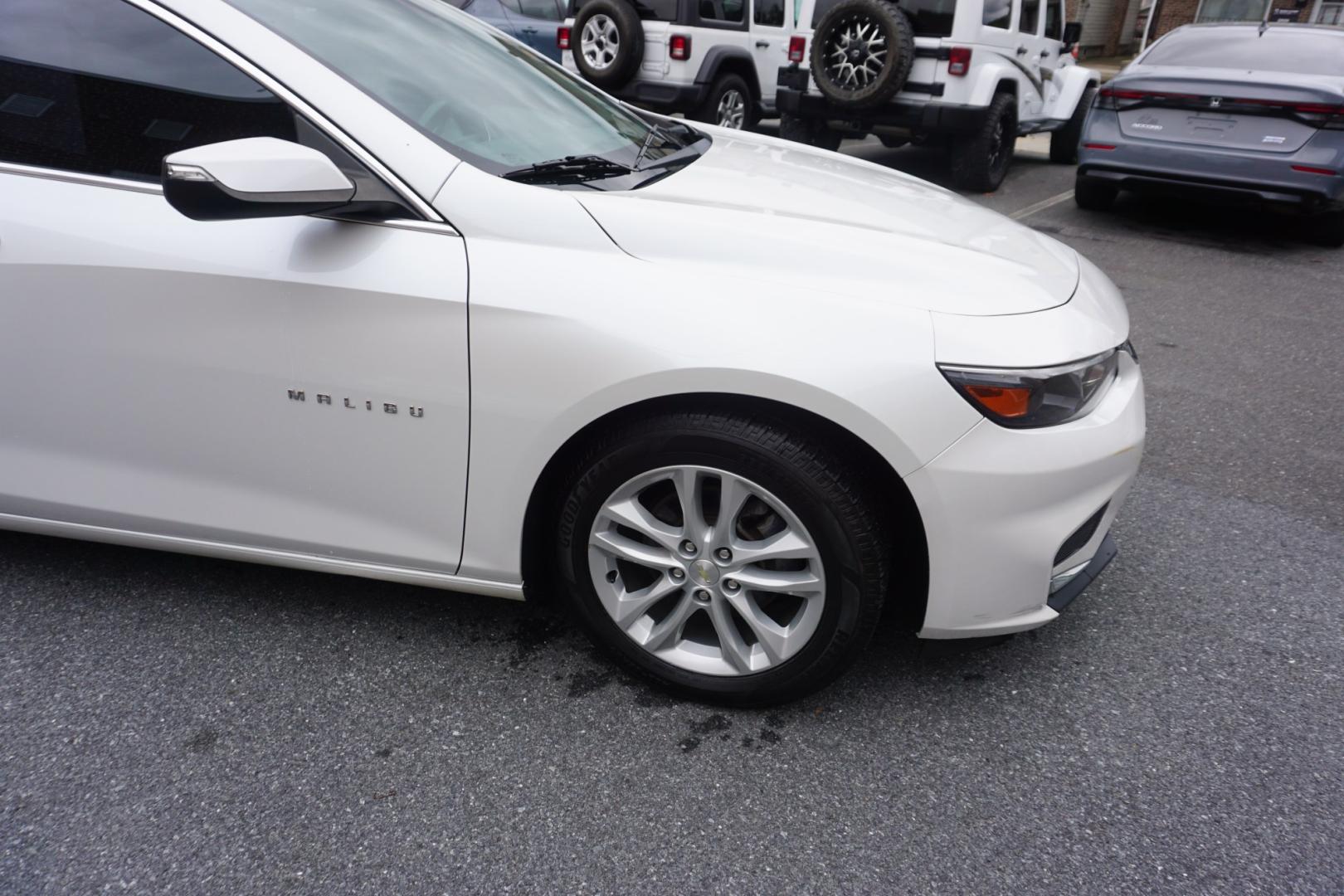 2016 WHITE /BLACK CHEVROLET MALIBU L (1G1ZE5ST2GF) with an 1.5L I4 engine, AUTOMATIC transmission, located at 312 Centre Ave, Schuylkill Haven, PA, 17972, (570) 593-5278, 40.638130, -76.177383- Photo#15