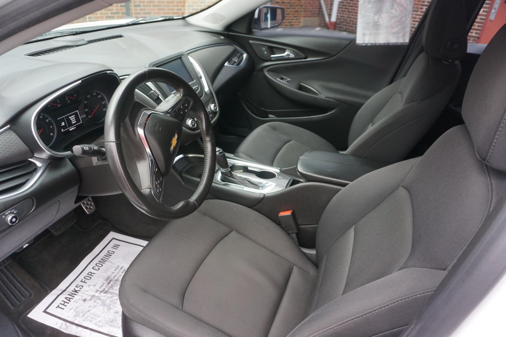 2016 WHITE /BLACK CHEVROLET MALIBU L (1G1ZE5ST2GF) with an 1.5L I4 engine, AUTOMATIC transmission, located at 312 Centre Ave, Schuylkill Haven, PA, 17972, (570) 593-5278, 40.638130, -76.177383- Photo#22